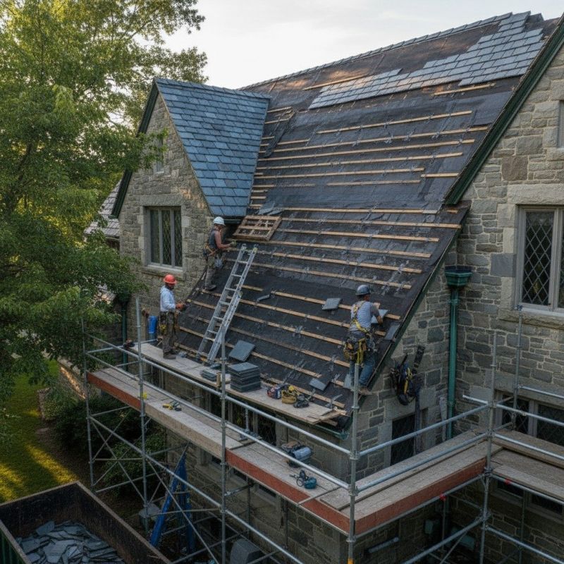Slate Roof Construction detail